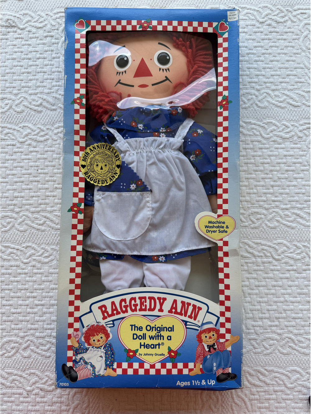 Raggedy Ann The Original Doll with a Heart - Vintage Collectible Doll in Box